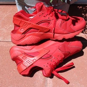 Red Huarache by Nike
